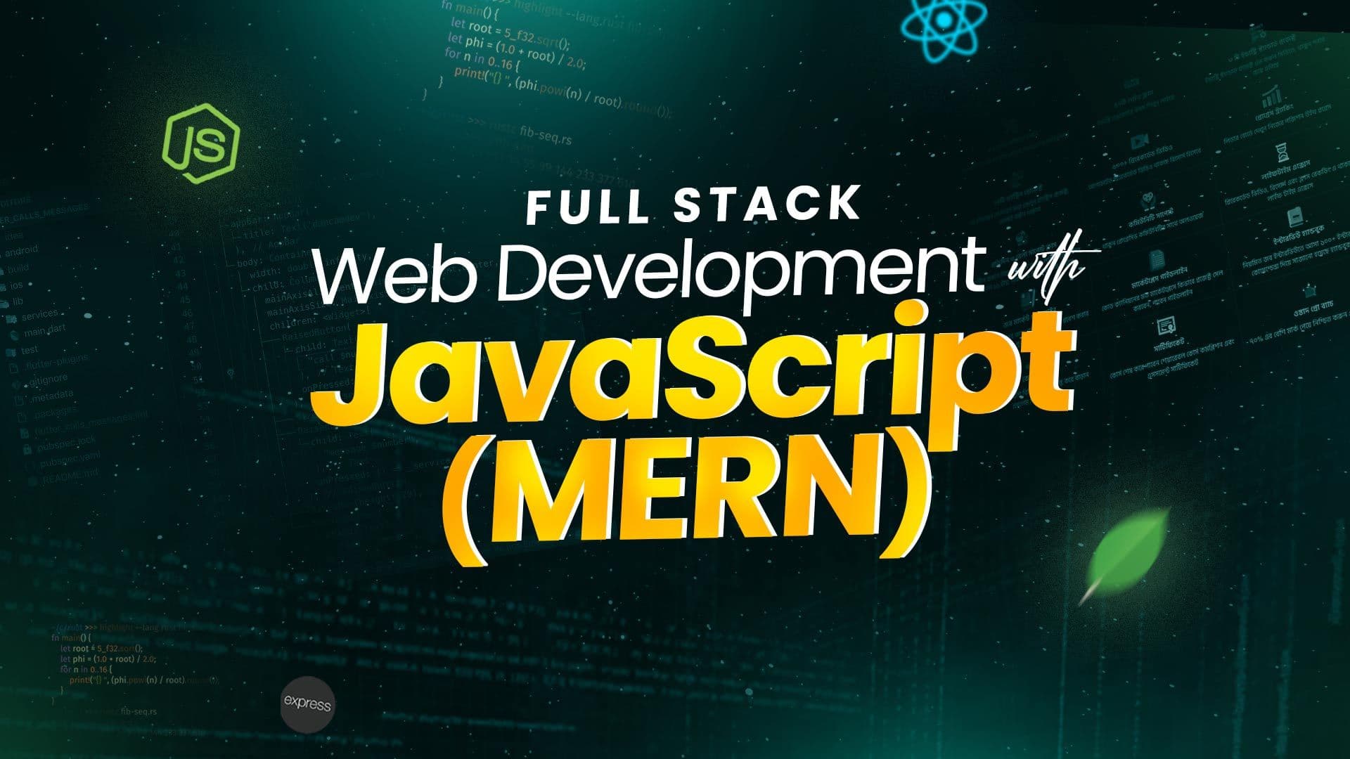 React, NodeJS, Express & MongoDB - The MERN FullStack Course From Zero to Hero